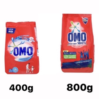 [Tân Phú] Bột giặt OMO hệ bọt thông minh xoáy bay vết bẩn cứng đầu gói 400g - 800g