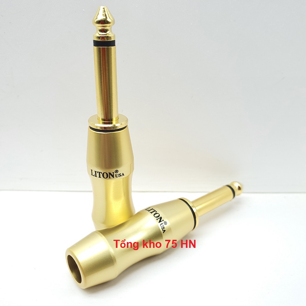 Jack Liton cao cấp 6.5mm Mono thẳng - jack hàn Liton USA