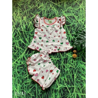 đồ bộ sơ sinh chất liệu kate