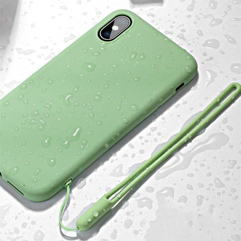 Dây đeo điện thoại bằng silicon dẻo màu pastel thích hợp cho ốp điện thoại iPhone 11 Xiaomi