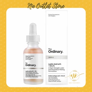Serum the ordinary lactic acid 10% + ha 30ml giúp sáng da giảm thâm