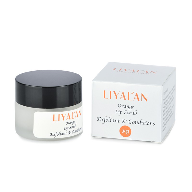 Tẩy tế bào chết môi LIYALAN thành phần dừa hữu cơ nuôi dưỡng da môi hiệu quả 20g