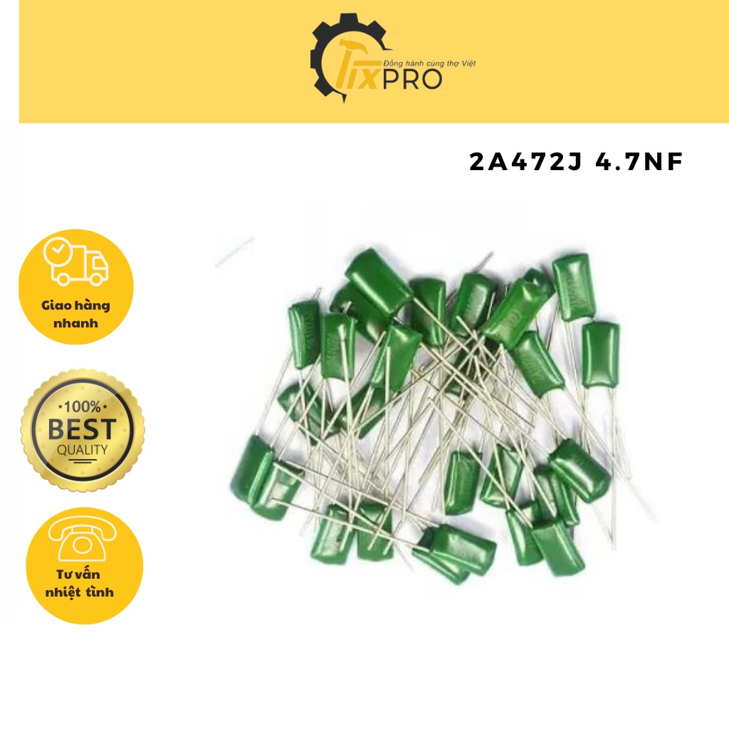Tụ mica 2A472J 4.7nF 100V (10c)