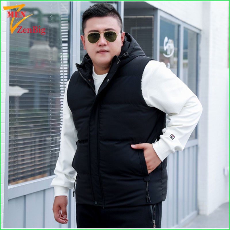 áo khoác phao nam big size kích cỡ lớn cho người mập người béo bụng