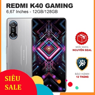 Điện thoại Xiaomi Redmi K40 Gaming (12GB/128GB) Điện thoại chính hãng – Bao test – BH 1 năm – Fullbox