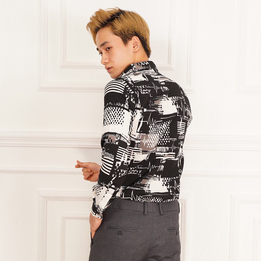 [FREESHIP] Áo sơ mi họa tiết dài tay nam, nữ chất lụa cực HOT (MS17) | BigBuy360 - bigbuy360.vn