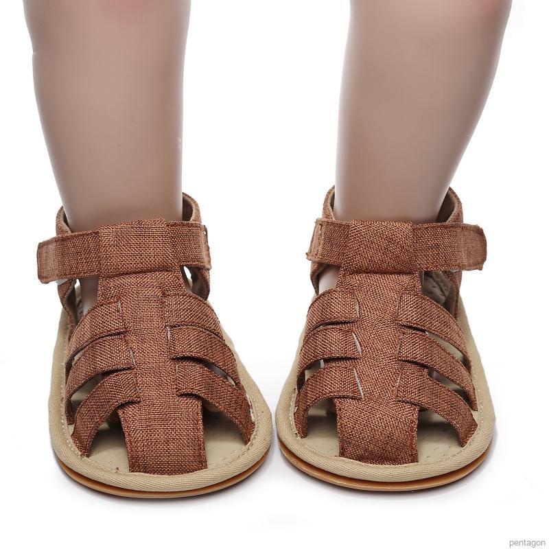 Xăng đan đế cao su mềm chống trượt cho trẻ tập đi