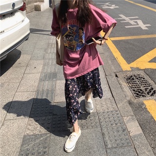 Set Pinky (áo thun+chân váy hoa)