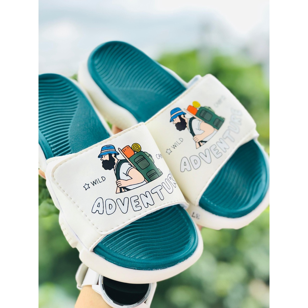 Dép 𝐀𝐃𝐕𝐄𝐍𝐓𝐔𝐑𝐄 ❤️FREESHIP + FullBox❤️dép adv quai ngang thể thao nam nữ adventure đế độn cao chất xịn VNXK 1-1