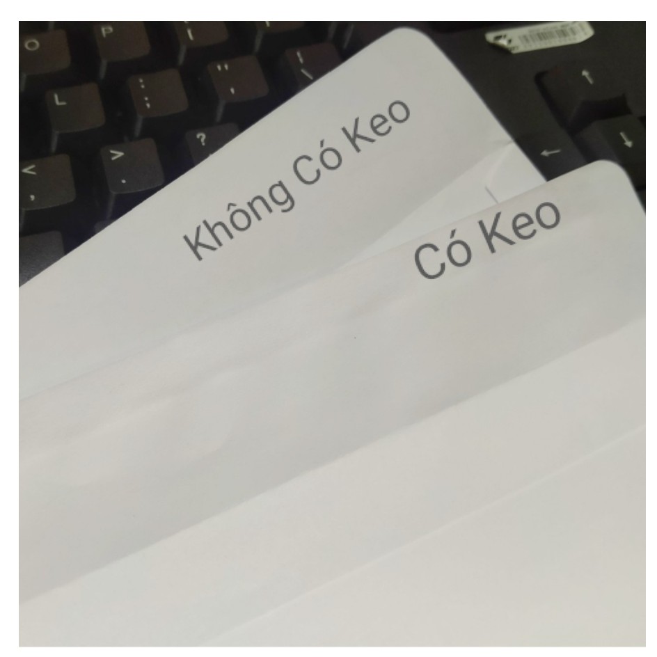 Bao Thư Trắng 12x22cm, Phong Bì Thư - 80g