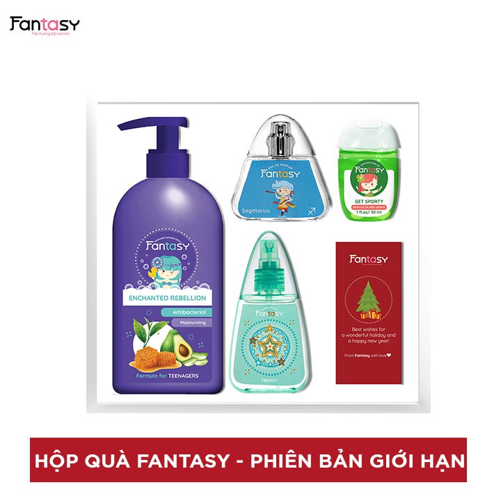 Hộp Quà Fantasy Chăm Sóc Cơ Thể Phiên Bản Giới Hạn (4 sản phẩm) | BigBuy360 - bigbuy360.vn