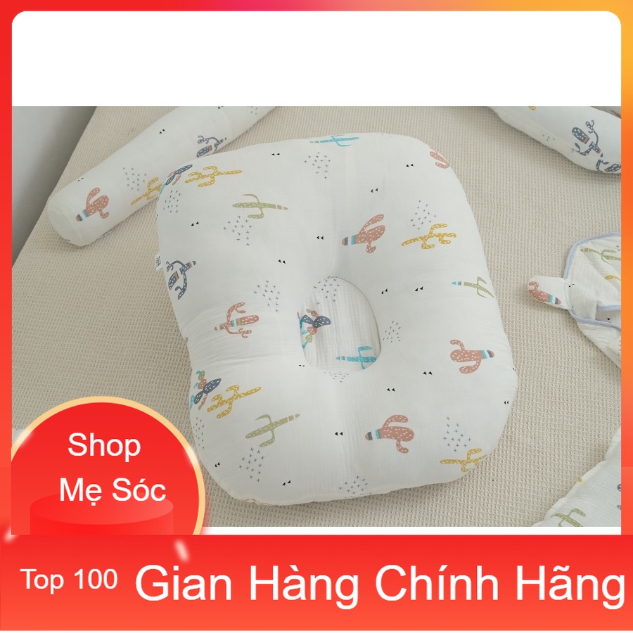 ĐỆM NẰM CHỐNG TRÀO NGƯỢC BABYBEE - VẢI SỢI TRE OGANIC CHO BÉ