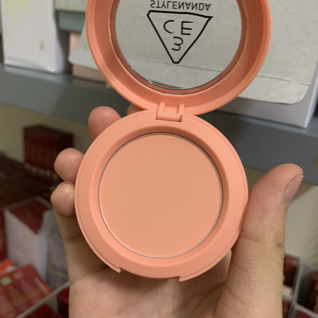Phấn Má Hồng 3CE Face Blush #Peach Splash Màu Cam Đào