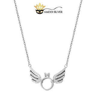 Dây chuyền bạc S925 nhẫn đôi cánh - Amooi Silver AD101