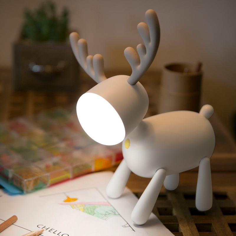 Đèn Led Đọc Sách Để Bàn Hình Con Nai