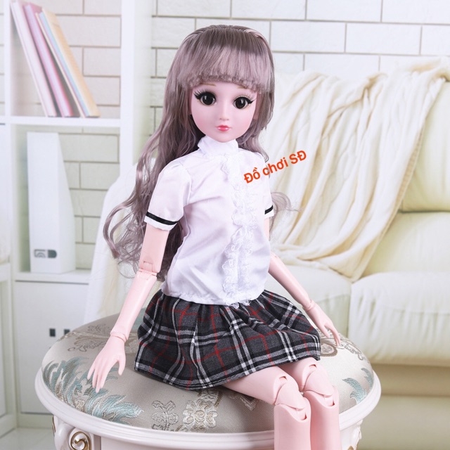 Đầm học sinh búp bê 60 cm