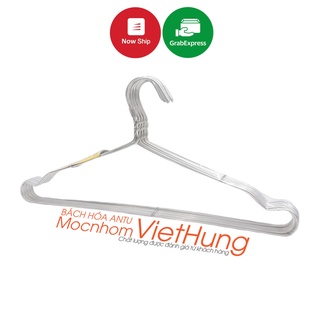 10 Móc treo quần áo người lớn ✅ FREESHIP ✅ Móc nhôm treo quần áo người lớn cao cấp - Việt Hưng