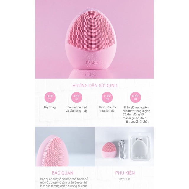 MÁY RỬA MẶT PEBBLE LISA LITE - PHIÊN BẢN MỚI | BigBuy360 - bigbuy360.vn