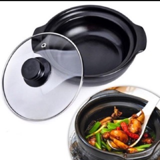 Nồi đất tráng men kho tộ,nấu mỳ cay cao cấp (size 5 inch-10 inch)