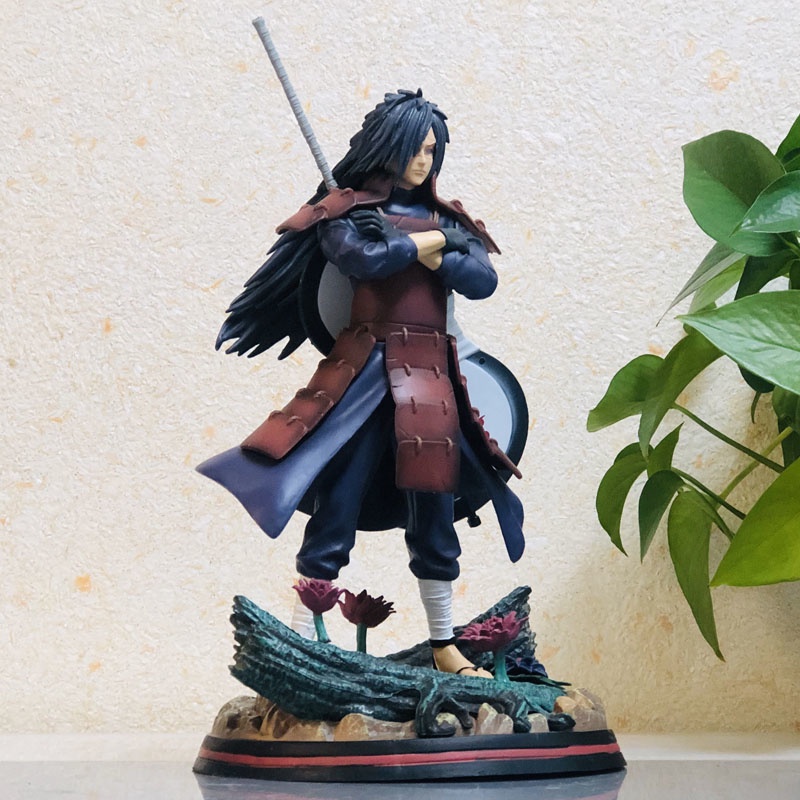 Mô Hình Nhân Vật Uchiha Madara Trong Naruto Shippuden Bằng PVC Cao 30cm 2 Đầu