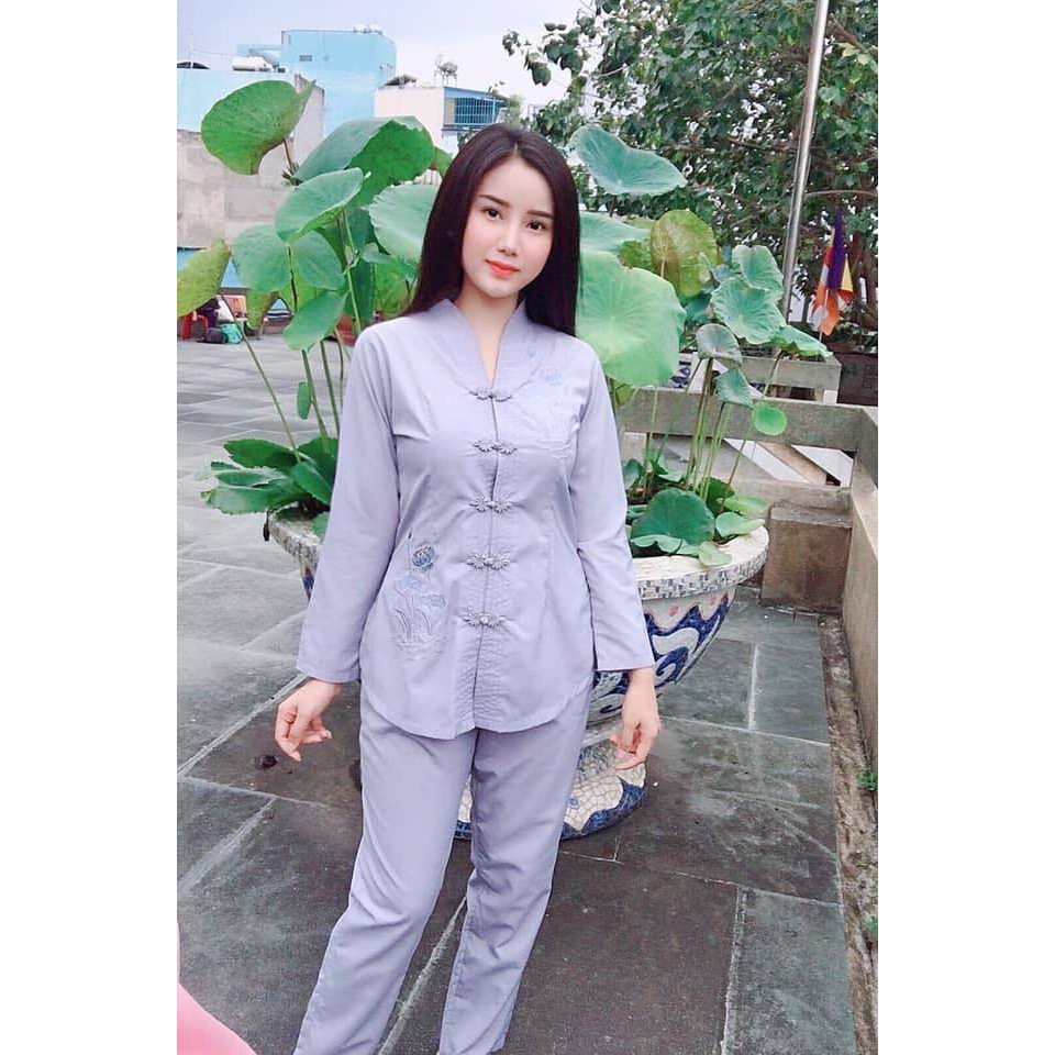 [ 40-65kg ] BÀ LAI TIM KATE - SET PHẬT TỬ ĐI LỄ CHÙA - ĐỒ LAM ĐI CHÙA-