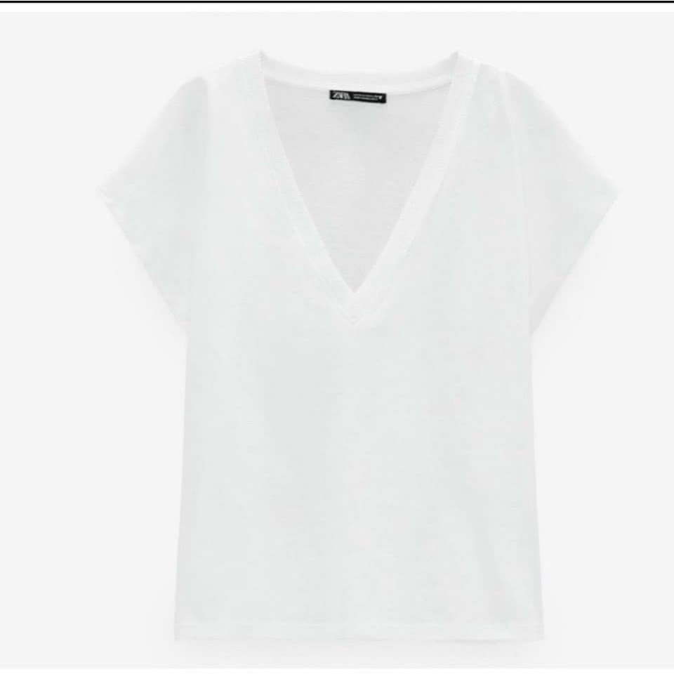 Áo thun nữ Combo 3 áo phông tay hến cổ tim chất cotton giấy mềm mát