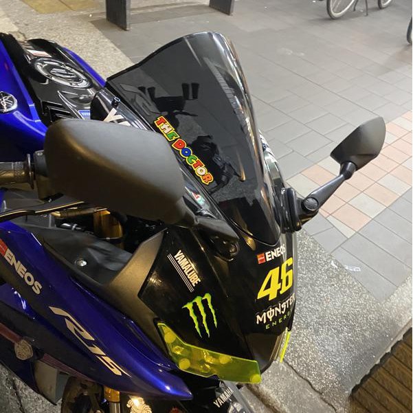 Kính Chắn Gió Chất Lượng Cao Cho Xe Mô Tô Yamaha R15 V3.0R 15 2017 2018 2019