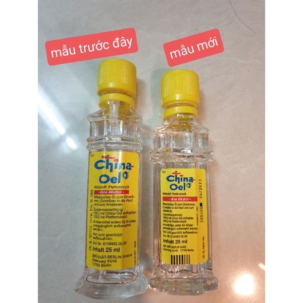 Dầu Gió China Oel của Đức - made in Germany - 25ml