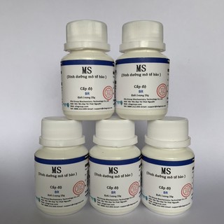 Combo 5 lọ Dinh dưỡng MS/Siêu phân (20mlx5 lọ) dùng cho lan