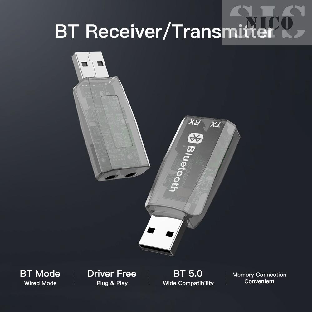 Thiết Bị Thu Phát Âm Thanh Bt-Tx5 2 Trong 1 Bt 5.0 Mini Không Dây Giắc Cắm 3.5mm | BigBuy360 - bigbuy360.vn