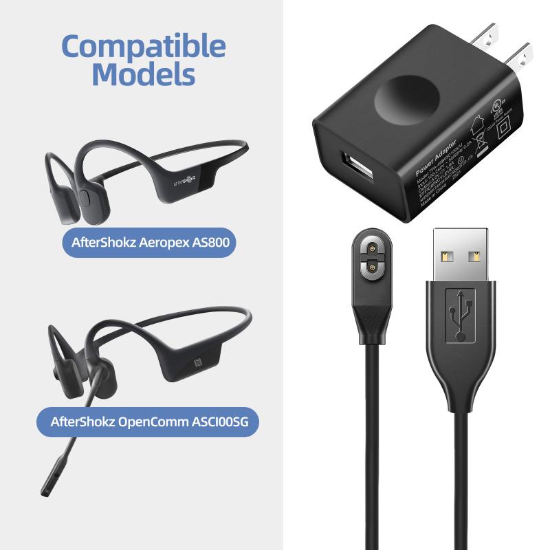 Dây cáp sạc HDoorLink truyền dữ liệu usb cho tai nghe AfterShokz Aeropex AS800