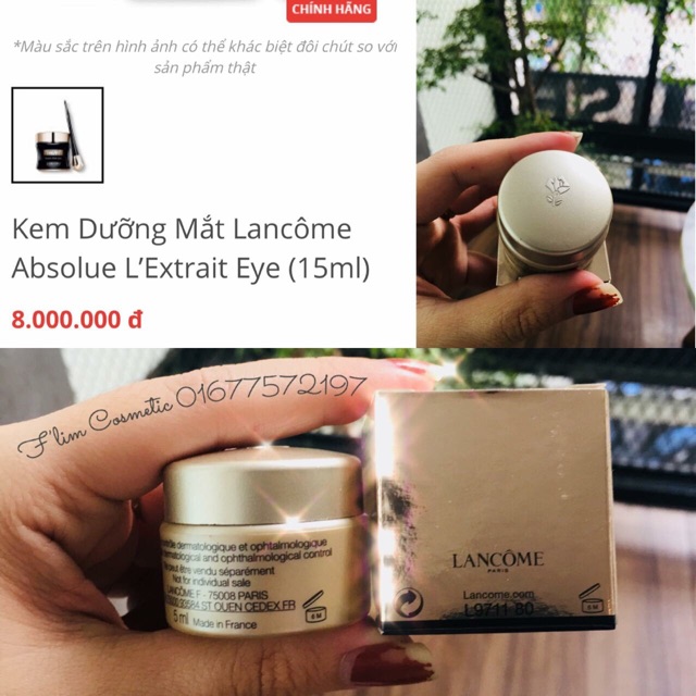 Kem mắt cao cấp Lancome ( có Clip sp ) | BigBuy360 - bigbuy360.vn
