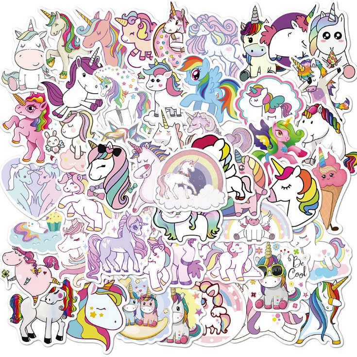 Sticker NGỰA PONY nhựa PVC không thấm nước, dán nón bảo hiểm, laptop, điện thoại, Vali, xe, Cực COOL #147