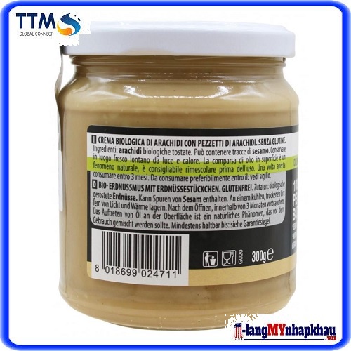 Bơ đậu phộng hữu cơ 200g ProBios Organic Peanut Butter