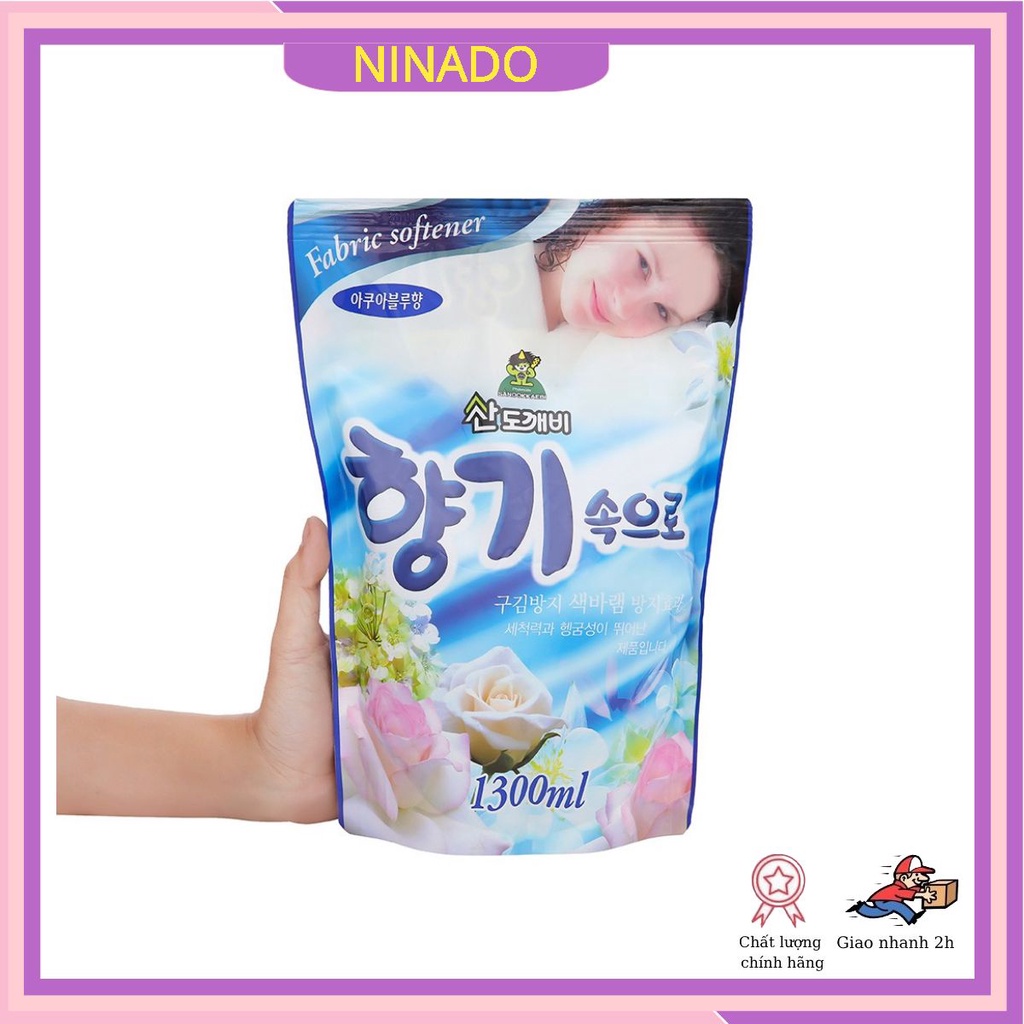 Nước xả vải Sandokkaebi hương Đại Dương túi 1.3 lít