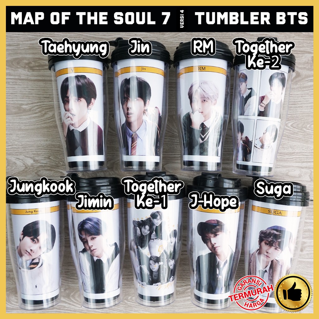 Bình Nước Hình Bts Bangtan (map Of The Soul 7 Version 4) / Merchandise Kpop / Bt21 / Bottle Bts