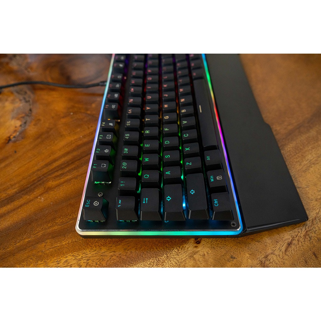 Bàn phím cơ E-DRA EK308 Plus - Đèn led RGB - Phiên bản nâng cấp, có thêm các phím Multimedia - Chống nước - BH 2 năm