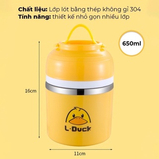 Ủ cháo L-Duck vịt vàng
