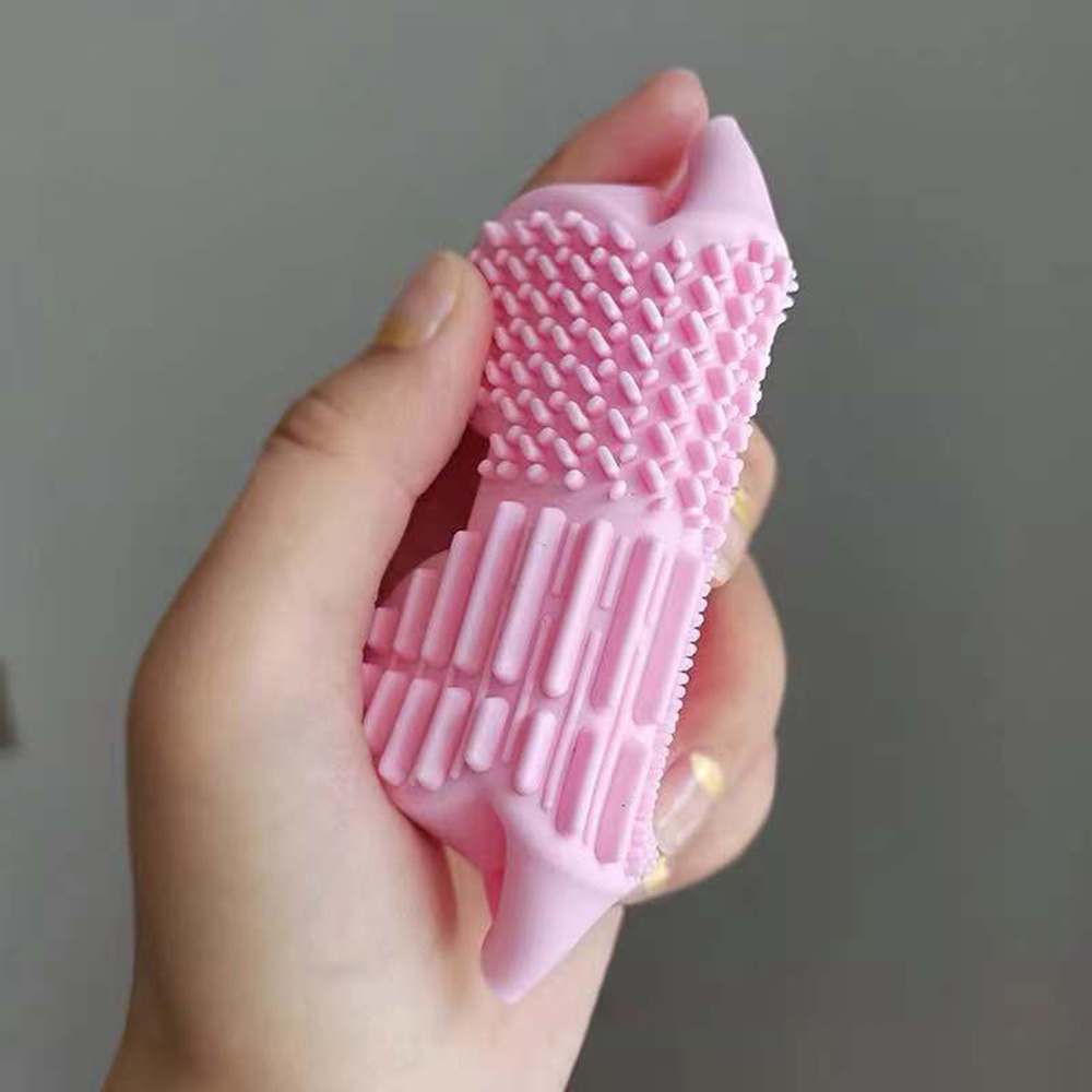 [Hàng mới về] Dụng cụ vệ sinh cọ trang điểm kiểu dáng gấu xinh xắn bằng silicon tiện dụng cho nữ