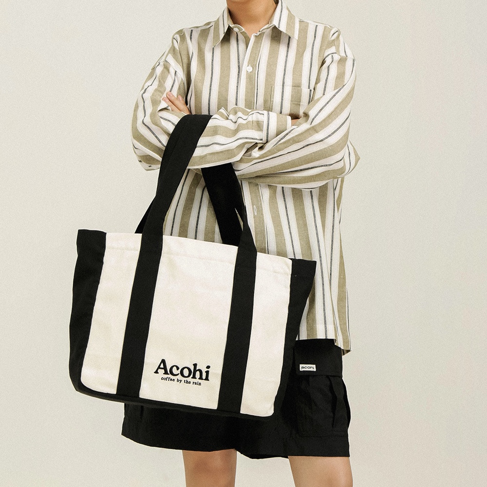 TÚI VẢI CARRYALL WHITE TOTEBAG