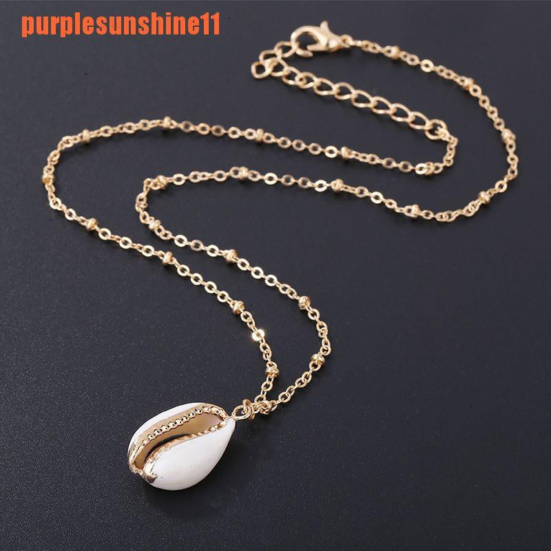 vòng cổ Phối Mặt Hình Vỏ Sò Phong Cách Bohomian