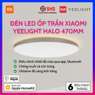 Đèn LED ốp trần Xiaomi Yeelight Halo mới 2020, tròn, 470mm, RGB 16 triệu màu, YLXD50YL, SHS Vietnam