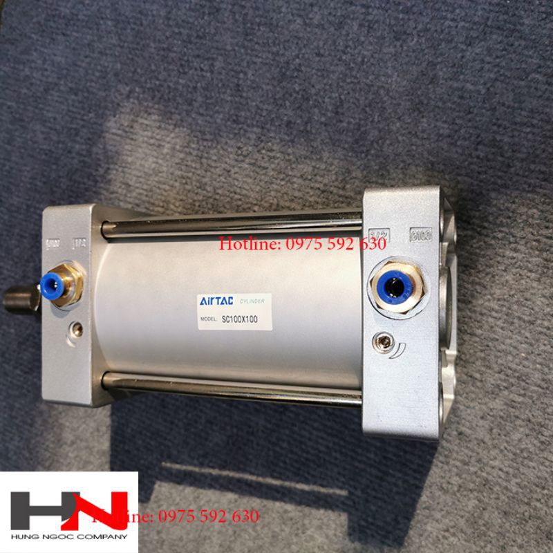 Xi lanh khí nén ben hơi xi lanh 2 chiều 100 mm x 100mm