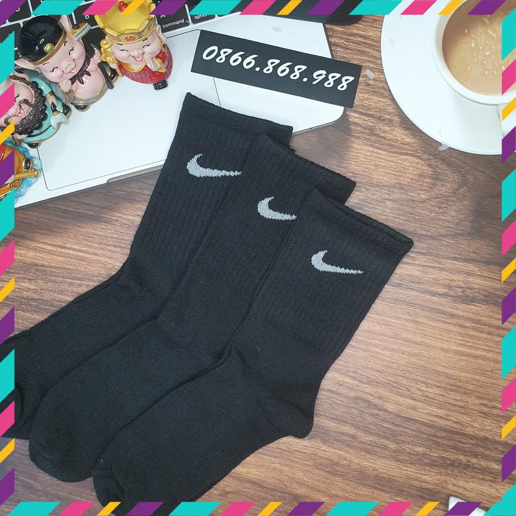 Tất Nike, Vớ Nike Cổ Lửng, Tất Nam Nữ Unisex - Chất Dày Dặn Cao Cấp Chống Hôi Chân