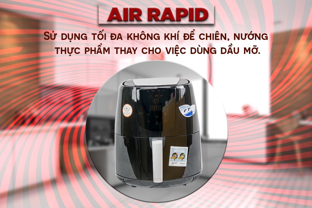 Nồi chiên không dầu Perfect PF-D92 5Lít - HAPOS