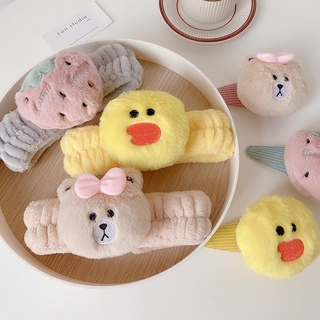 Băng đô rửa mặt kiểu dáng hoạt hình đáng yêu phong cách Hàn Quốc