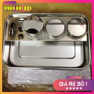 Bộ khay inox y tế - Khay hộp inox cho spa, thẩm mỹ viện