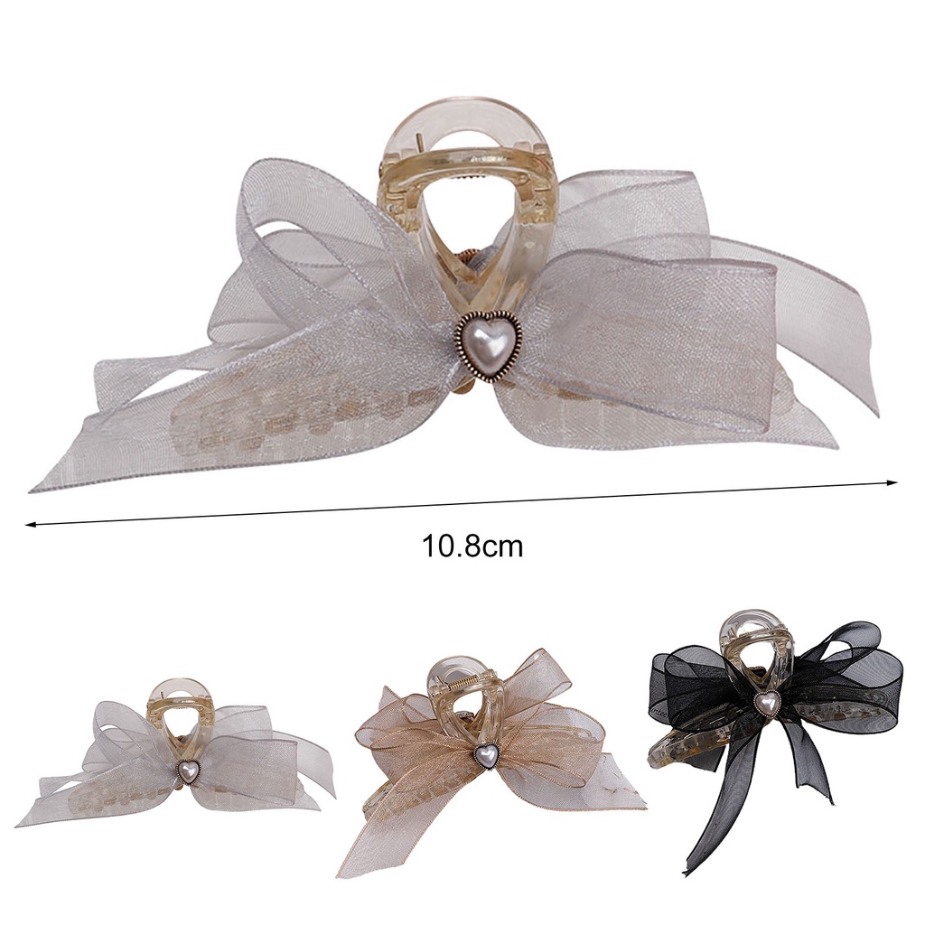 Kẹp tóc hình nơ thiết kế thoải mái dành cho nữ