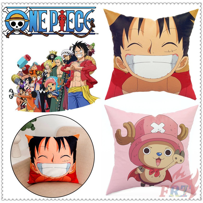 ▶ One Piece - Luffy / Chopper Cushion Cover ◀ 1Pc Cartoon Anime Pillow Cover Cushion Case Pillow Case Home Decor