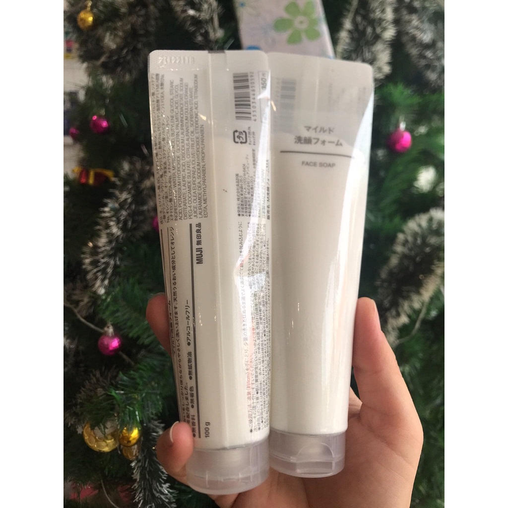 Sữa rửa mặt Muji Face Soap Nhật Bản Chính Hãng